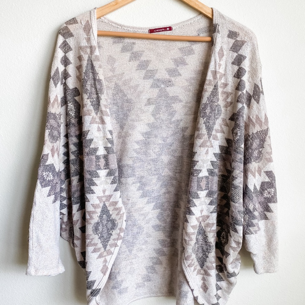 Drop Sleeve Boho Cardigan